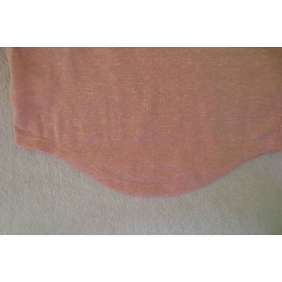Girl Vigoss Top t-shirt Size X small peach Floral Hello New - Picture 7 of 8